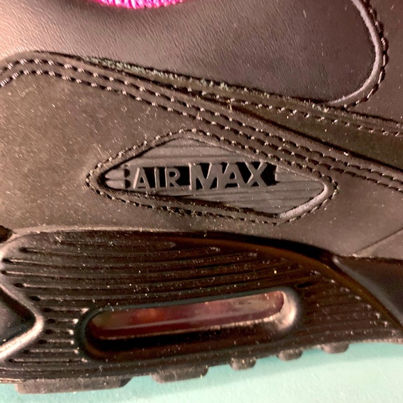 NEW VINTAGE NIKE AIR MAX RUNNING SHOES- PINK/BLK - Picture 6 of 14